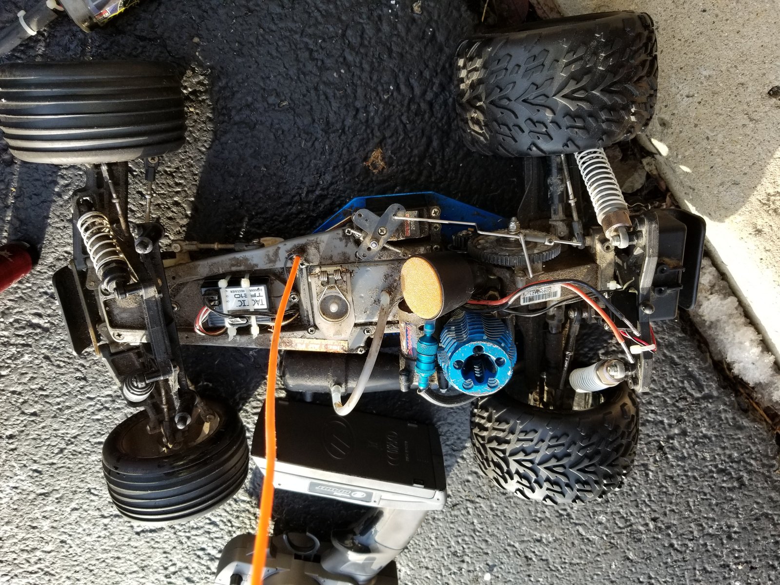 converting nitro rc car to electric