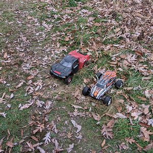 My Traxxas Slash and Rustler at Bear Creek