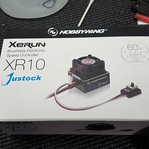 Hobbywing xr10 justock 60a sensored esc