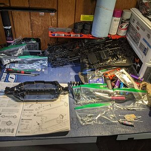 messy workbench